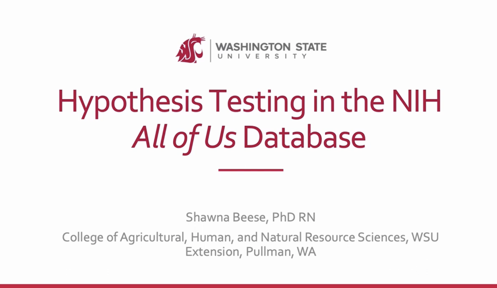 Module 7 - Informatics and Analytics