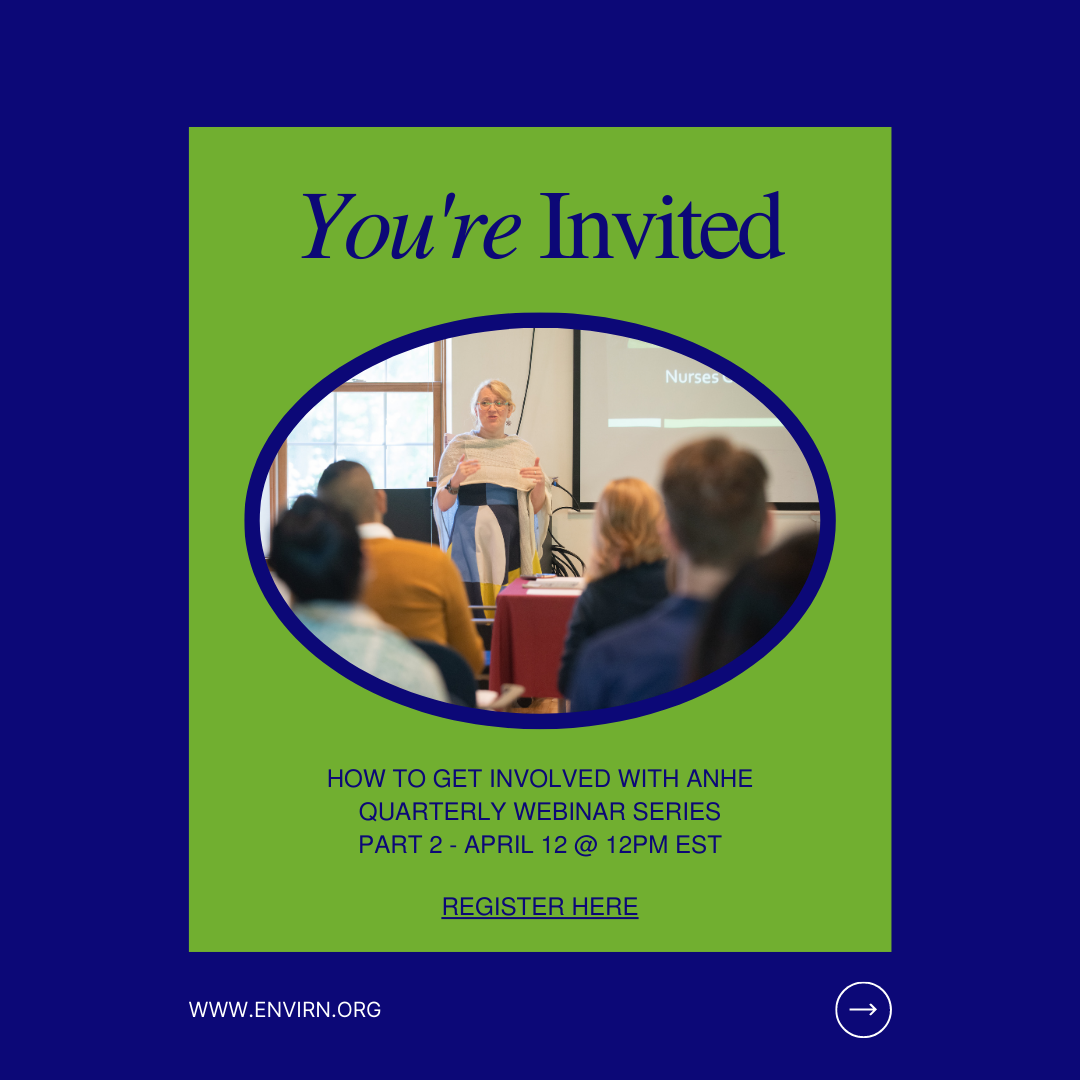 How to Get Involved in ANHE